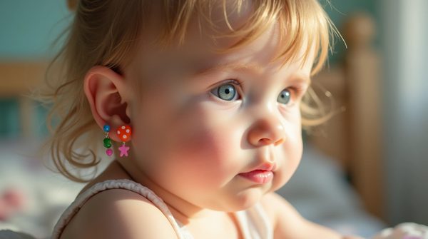 Les boucles d'oreilles enfant : style et sécurité au rendez-vous
